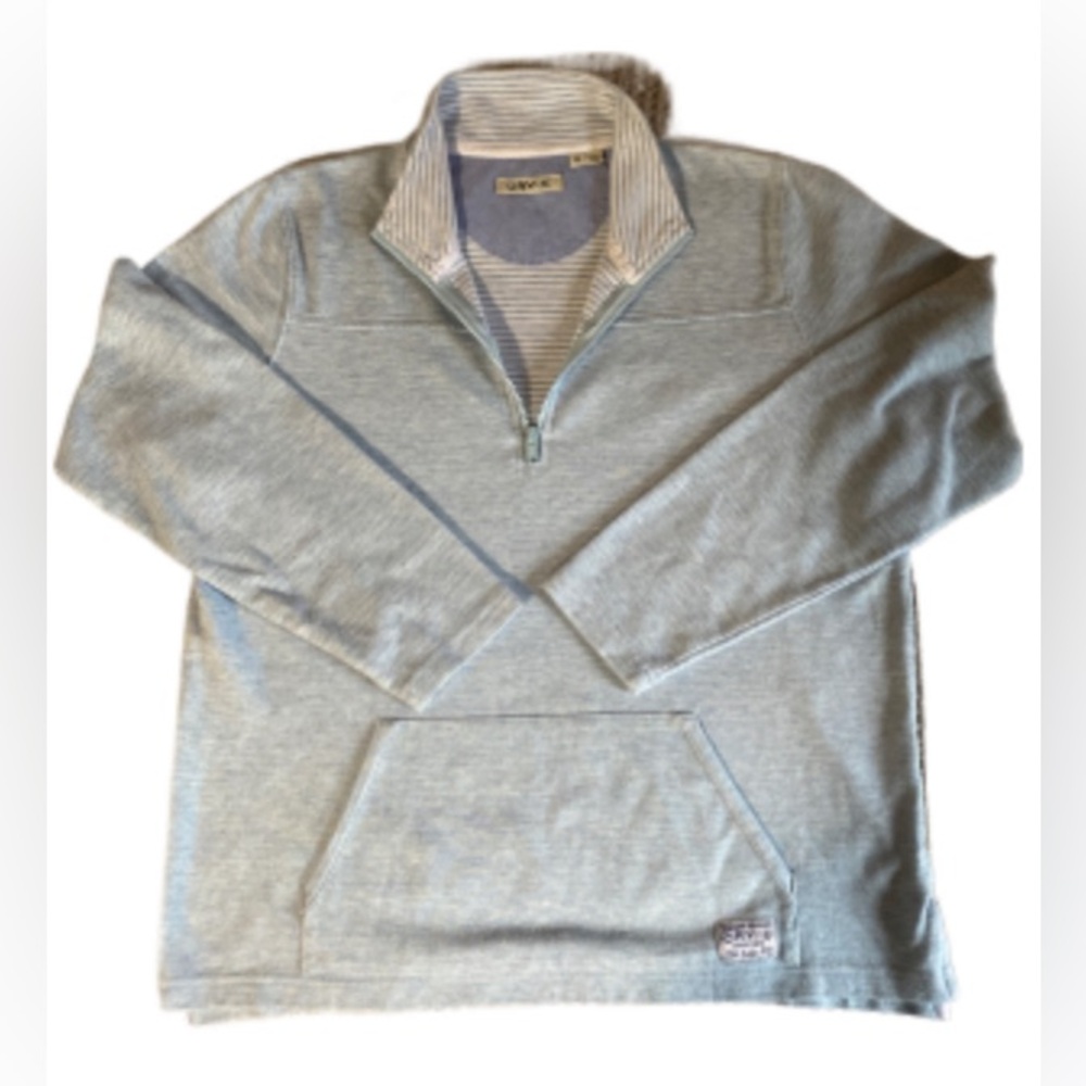 Orvis Women’s Quarter Zip Pull Over • Light Blue Size Medium
